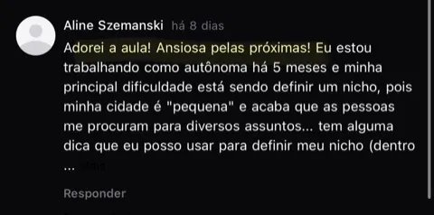 Depoimento 9 sobre o ALVA