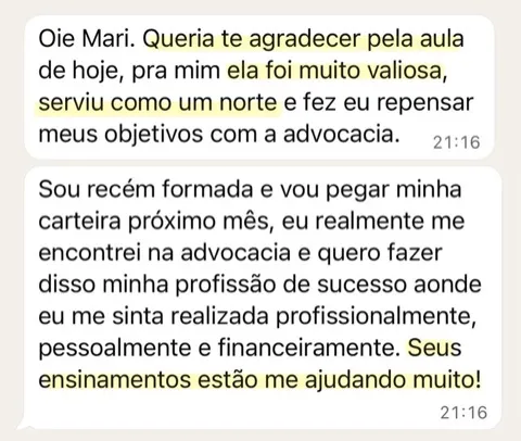 Depoimento 2 sobre o ALVA
