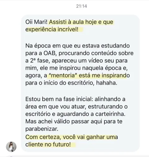 Depoimento 5 sobre o ALVA
